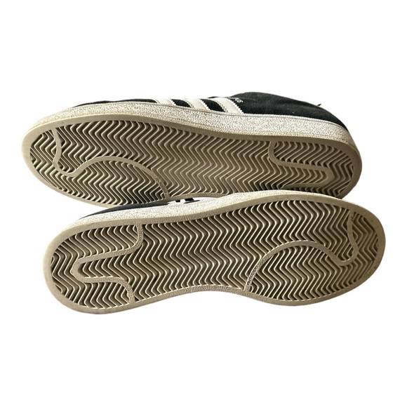 Men’s Adidas Campus Black White suede sneakers size 12 - Picture 4 of 6